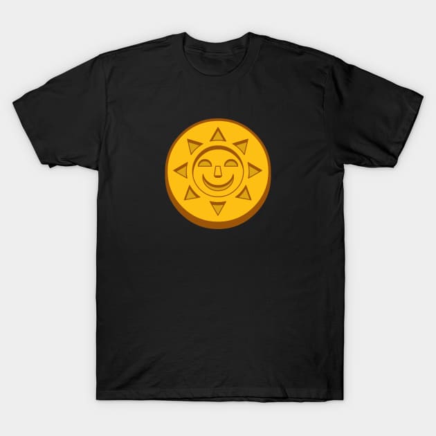 Treasure of the Golden Suns Coin T-Shirt by RobotGhost